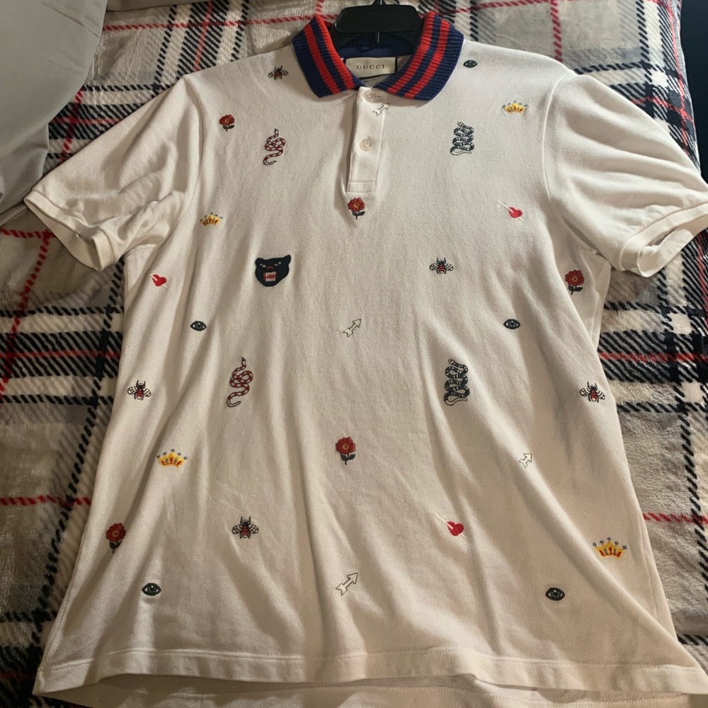 White Gucci Polo shirt